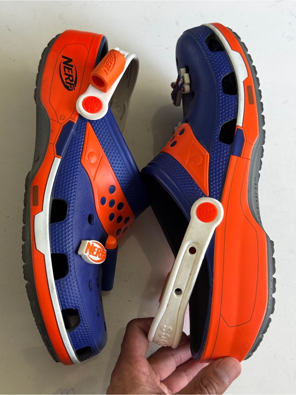 Crocs X Nerf X Classic Clog Blaster Dart Collaboration Limited Edition